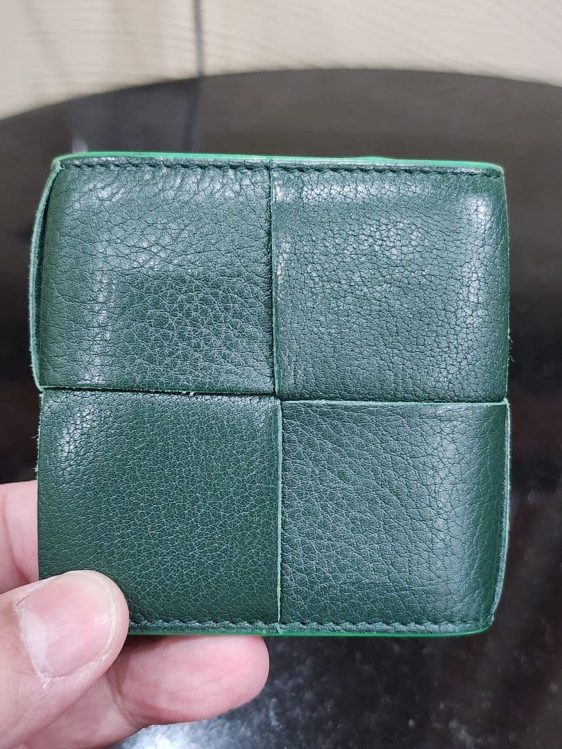 ボッテガ　パース　グリーン　ケース　小銭入れ　BOTTEGA