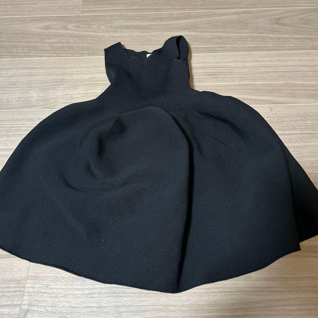 CFCL POTTERY KIDS SLEEVELESS DRESS ブラック