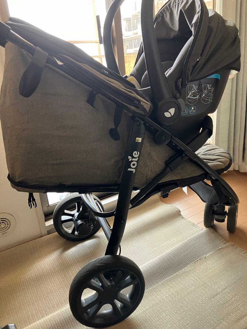 ①Joie トラベルシステム 3点セット ベビーカー チャイルドシート