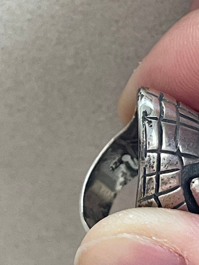 スパイダーマン シルバーリング 925 ヴィンテージ