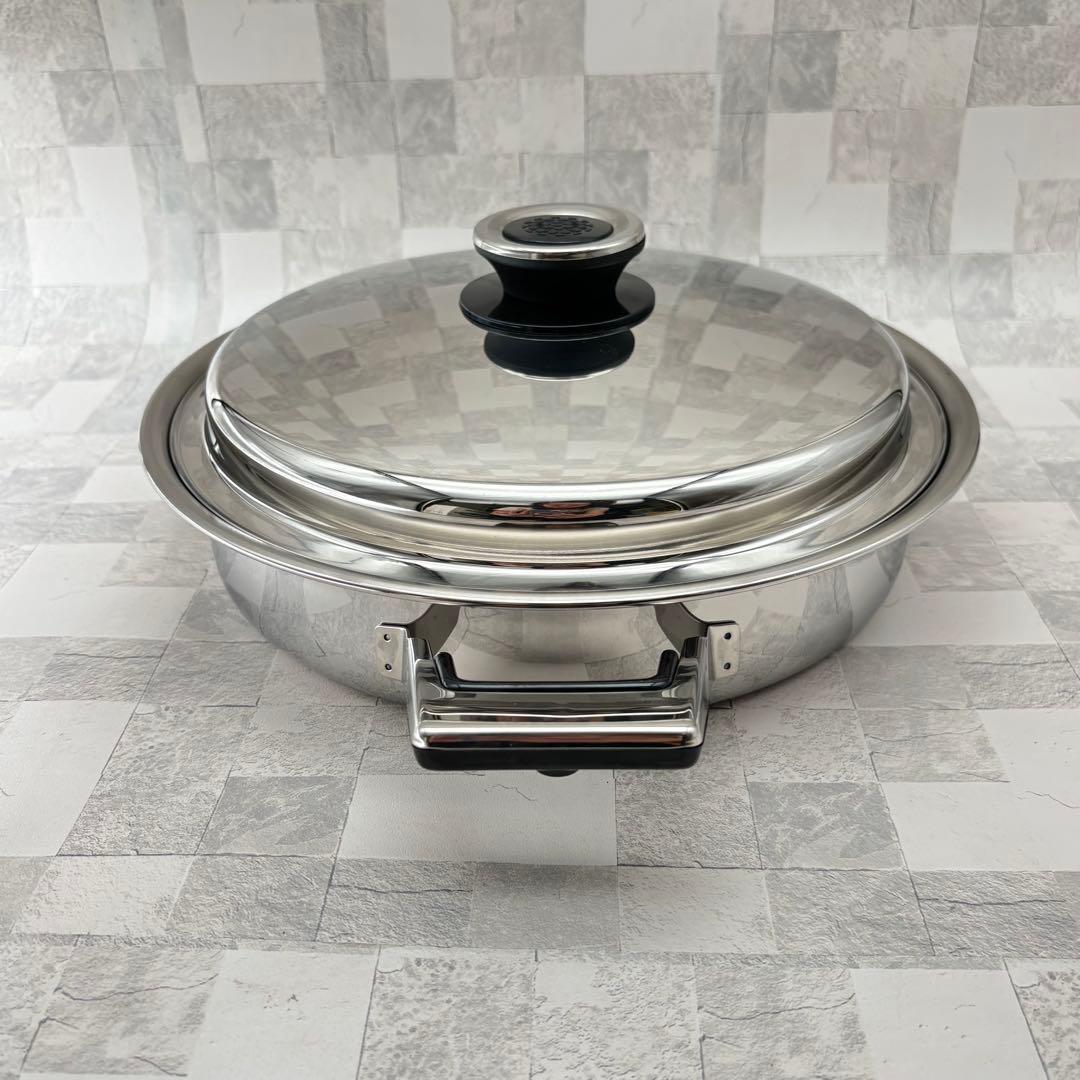 レインボークッカー プレミアム 浅鍋 26cm 未使用 箱あり　両手鍋