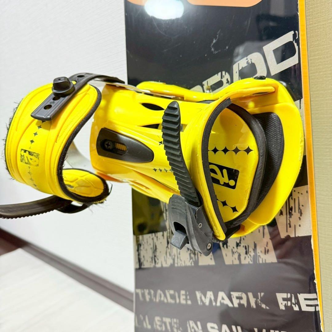 145cm スノーボード＋ビンディングXLセット ULTRALITE