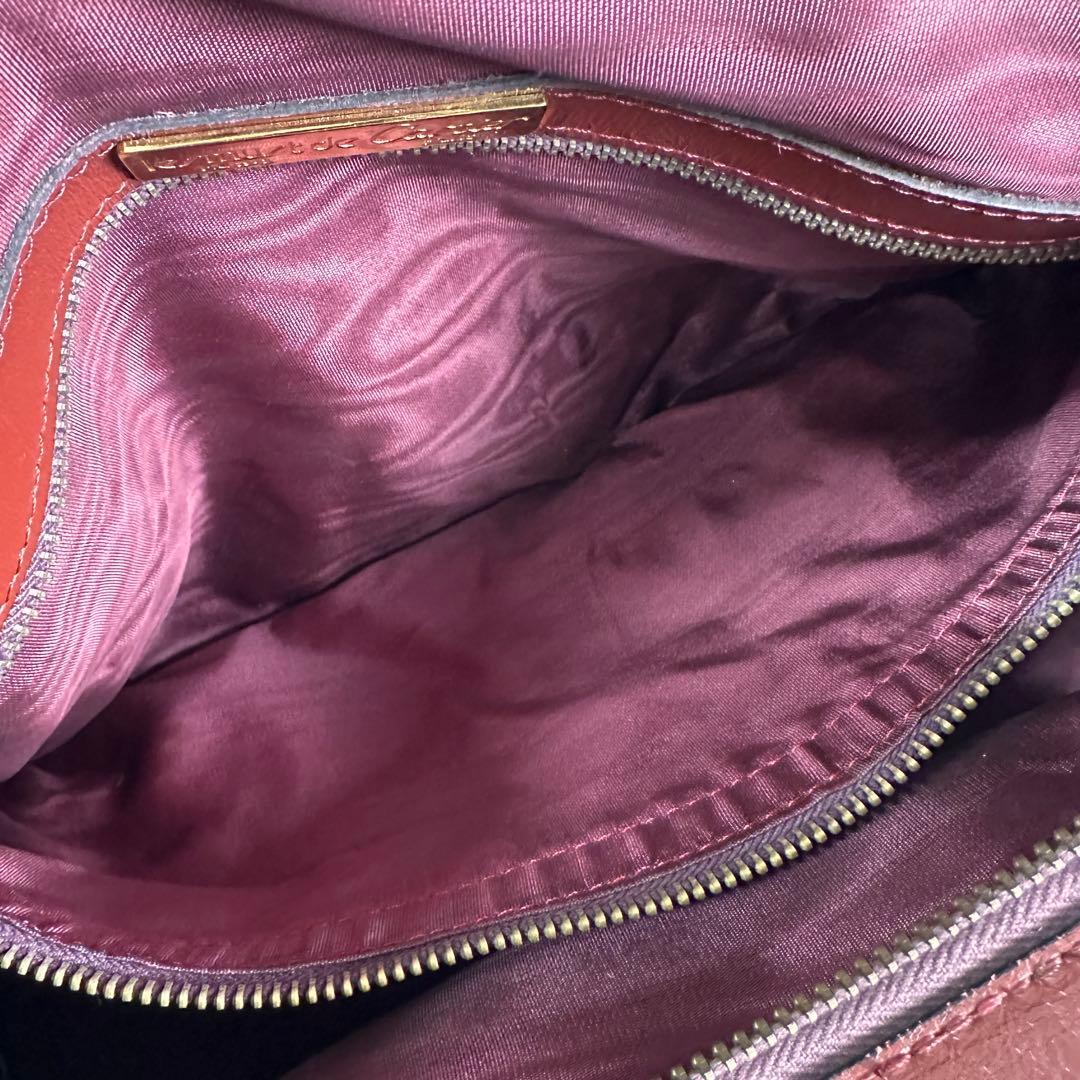 ヴィンテージ カルティエ マストライン ボストン スエード ボルドー 30