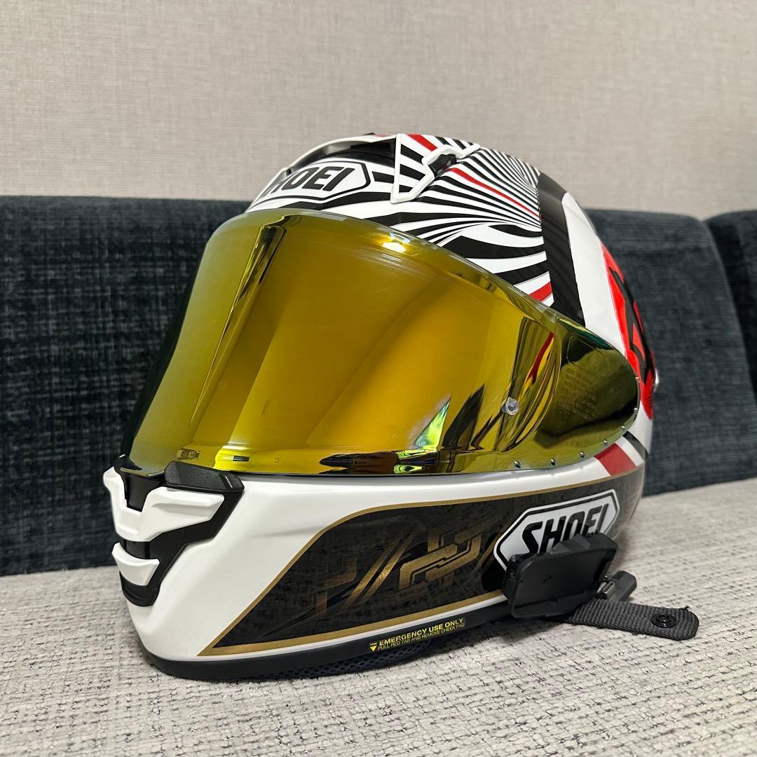 SHOEI x-fifteen限定mモデルマルケスモテギ4➕Cardoインカム付