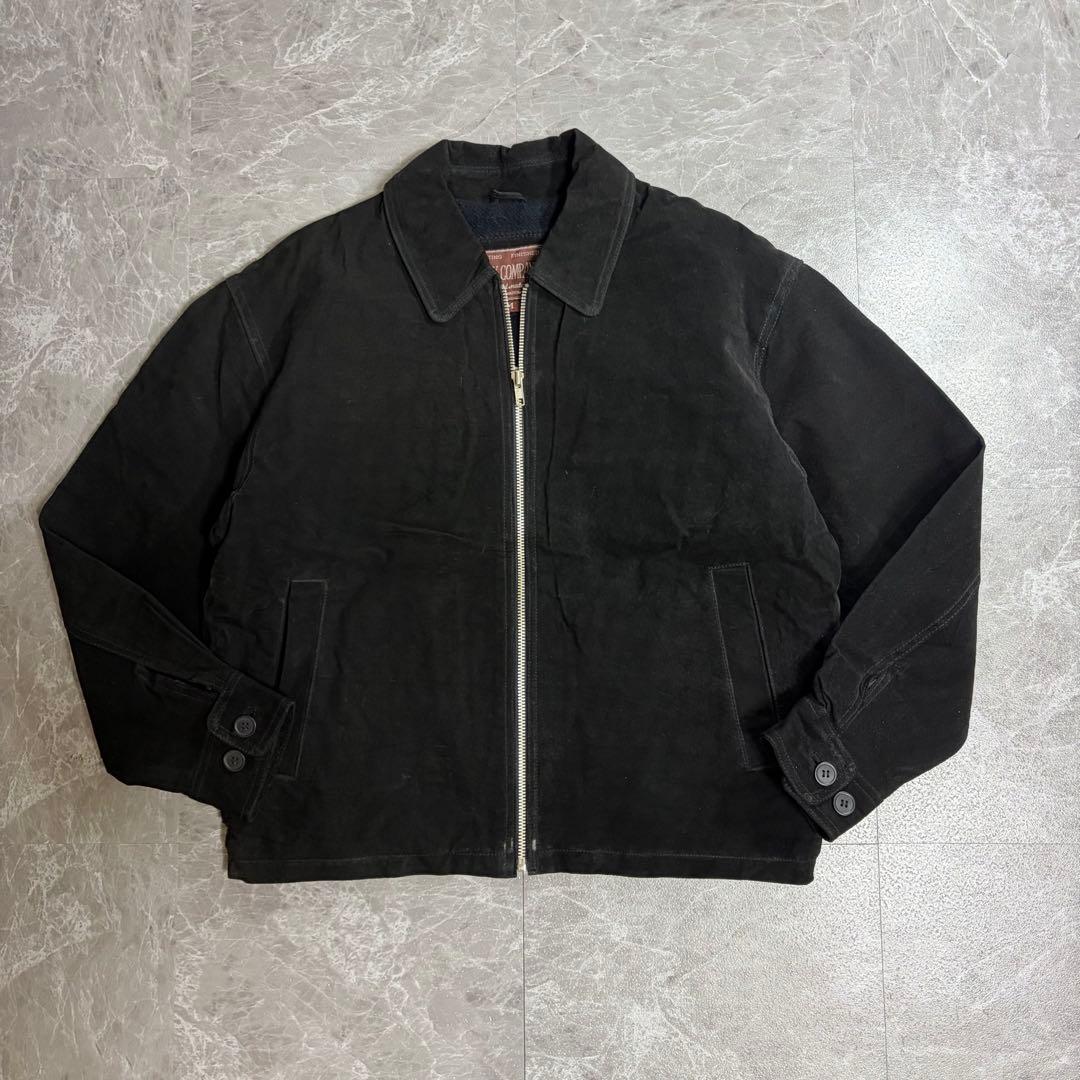 ジャケット・アウター OLD Suede Leather jacket black