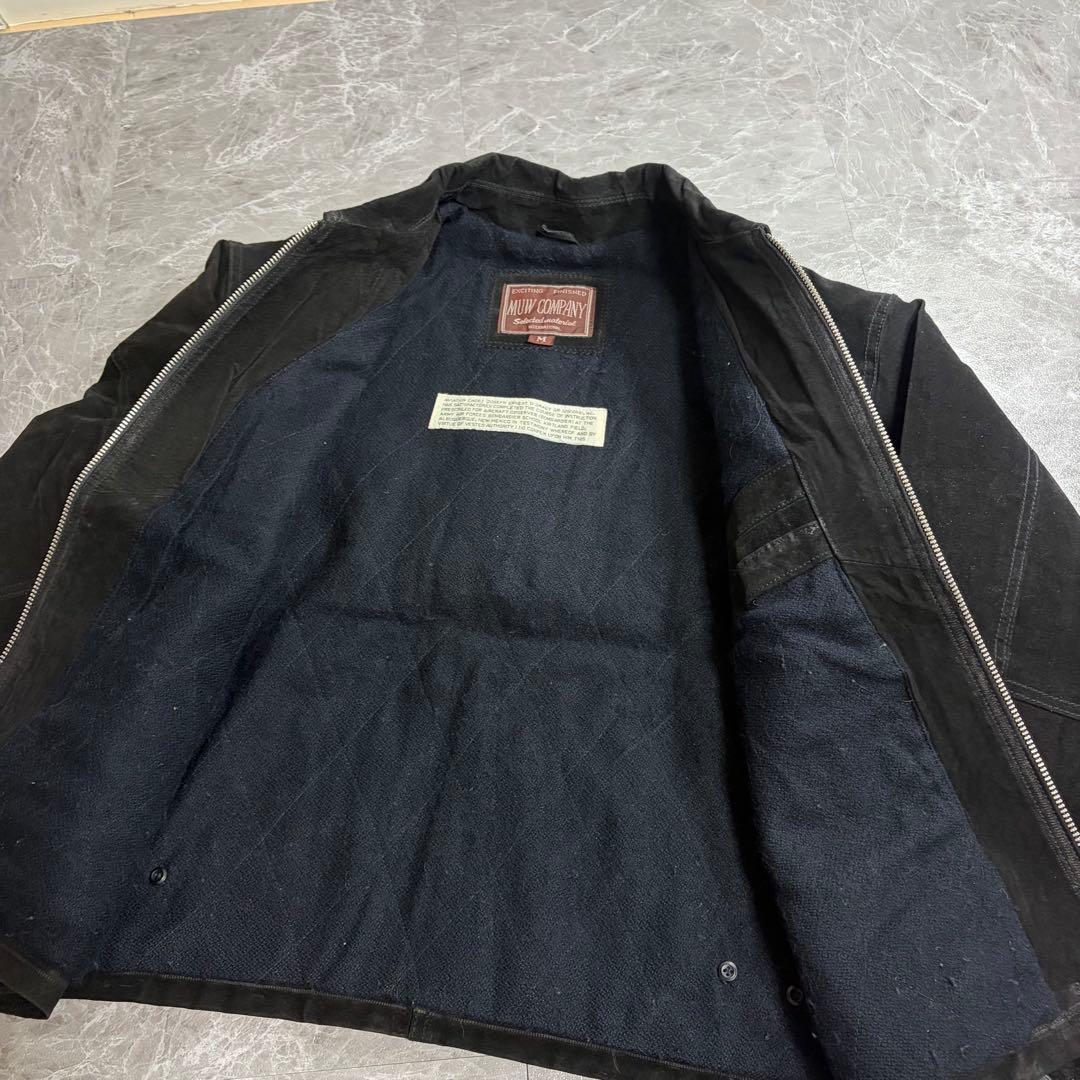 ジャケット・アウター OLD Suede Leather jacket black