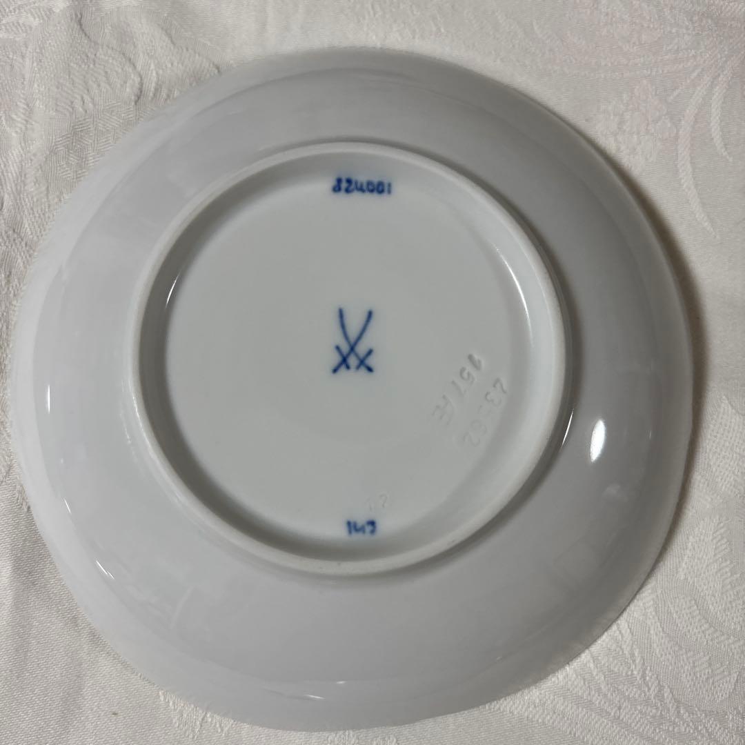 マイセン　ブルーオーキッド　プレート二種