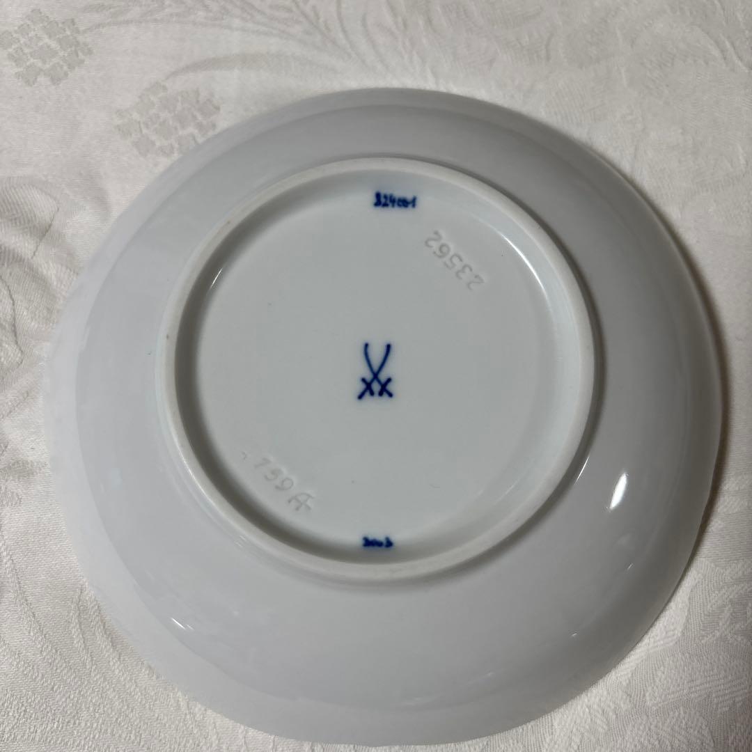 マイセン　ブルーオーキッド　プレート二種