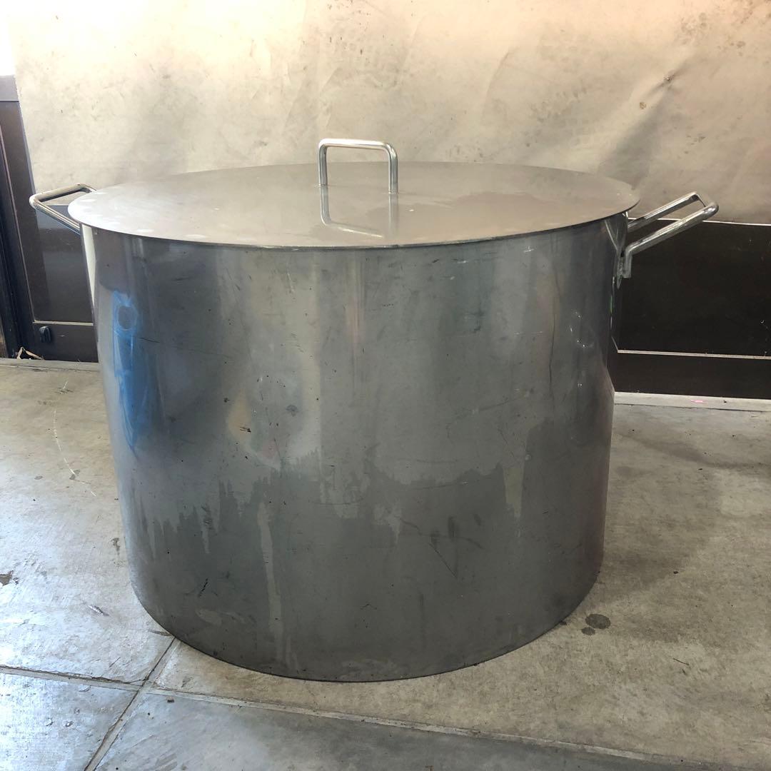 オーダー品　ステンレス　蓋付き　寸胴　鍋　炊き出し　イベント