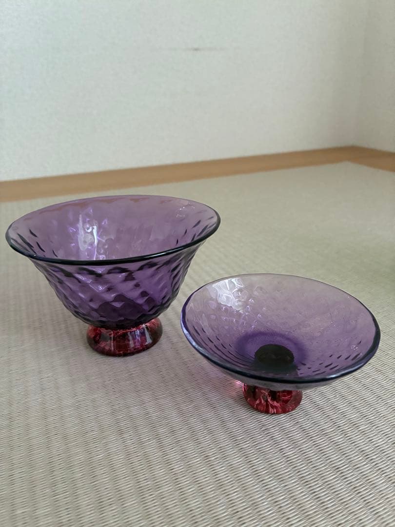 ★新品未使用　TSUNE 田中恒子さん　ガラス工芸　グラス　うつわ　バラ売り歓迎