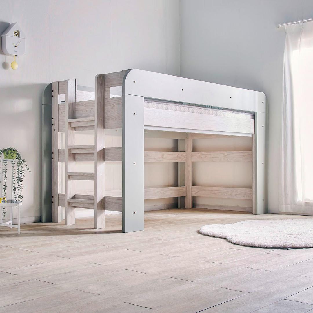 【九州～関東まで送料無料*】ロフトベッドhoney WHxVG　アウトレット02