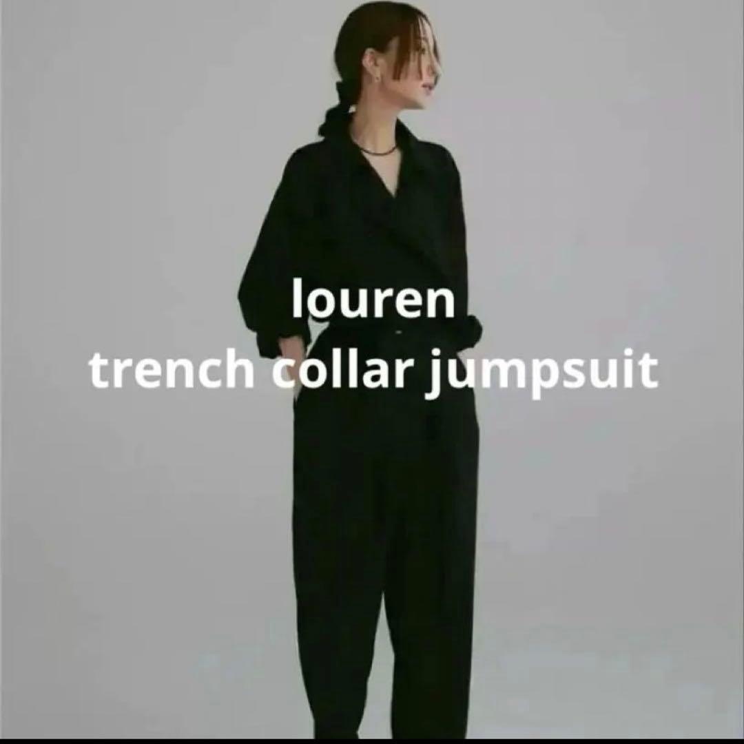 サロペット・オーバーオール・オールインワン louren trench collar jumpsuit