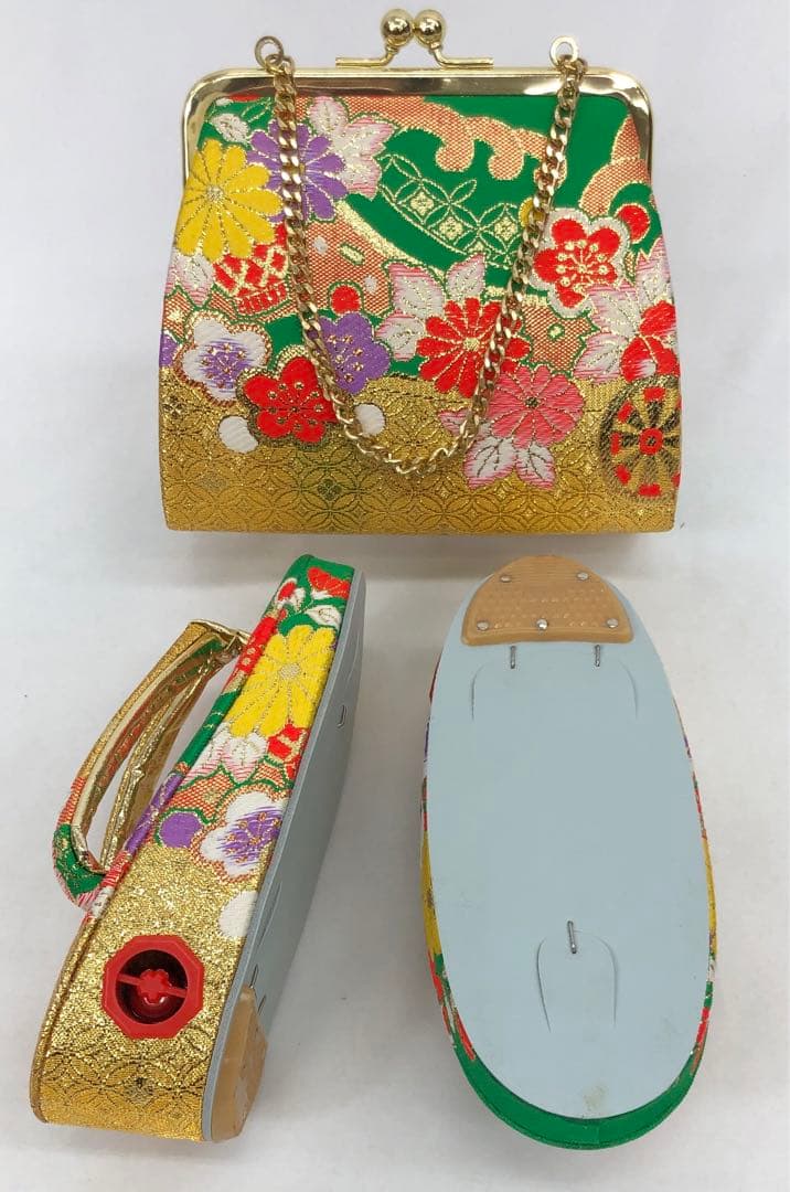 七五三　女の子　はこせこセットS　帯揚げ*しごき付き《子供413》#江戸小もーん