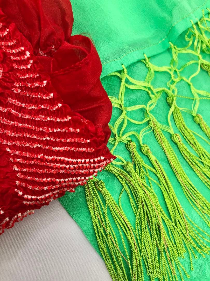 七五三　女の子　はこせこセットS　帯揚げ*しごき付き《子供413》#江戸小もーん