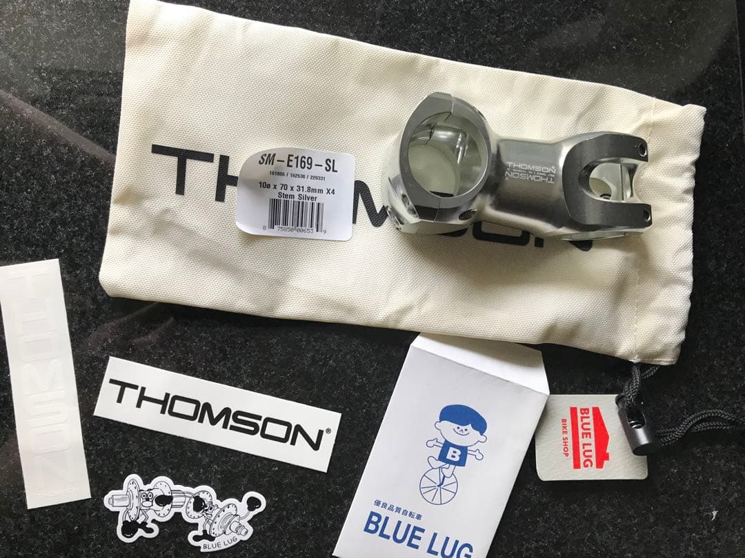 THOMSON elite x4 70mm 10° silver ステム