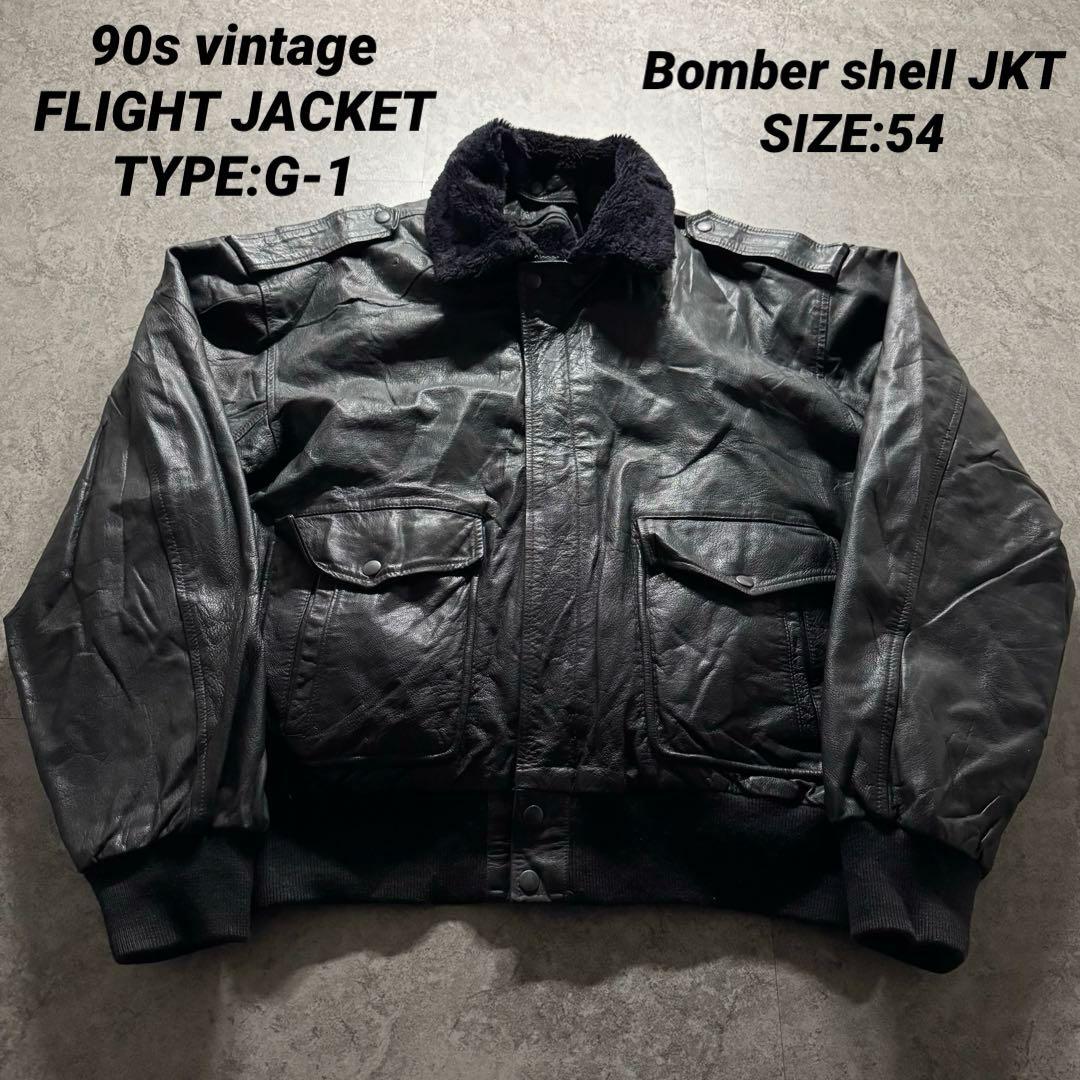 【90s vintage】フライトジャケット　G-1 A-2 3L ボアライナー