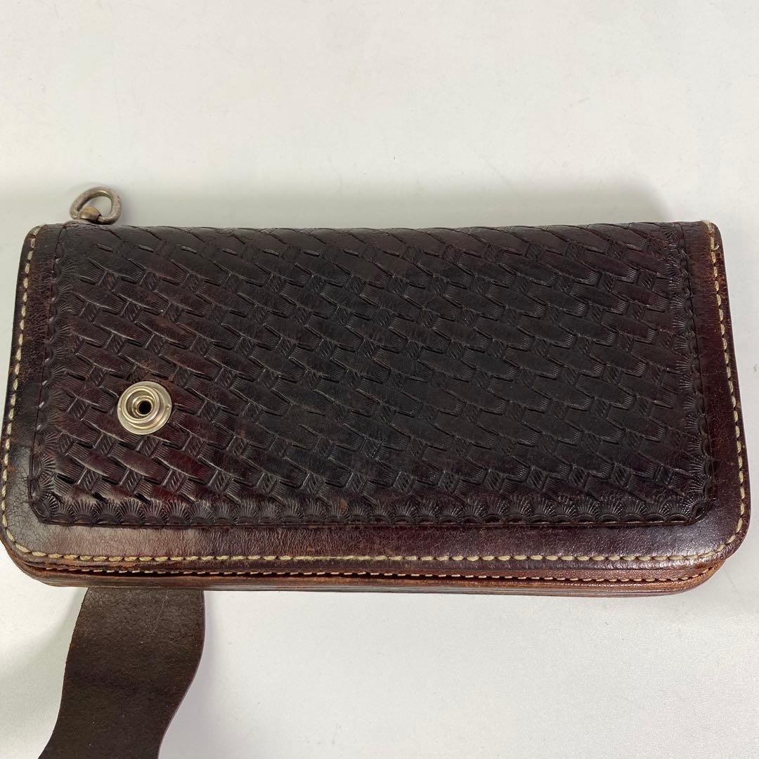 FUNNY　ライダーウォレット　バスケット　長財布　コンチョ