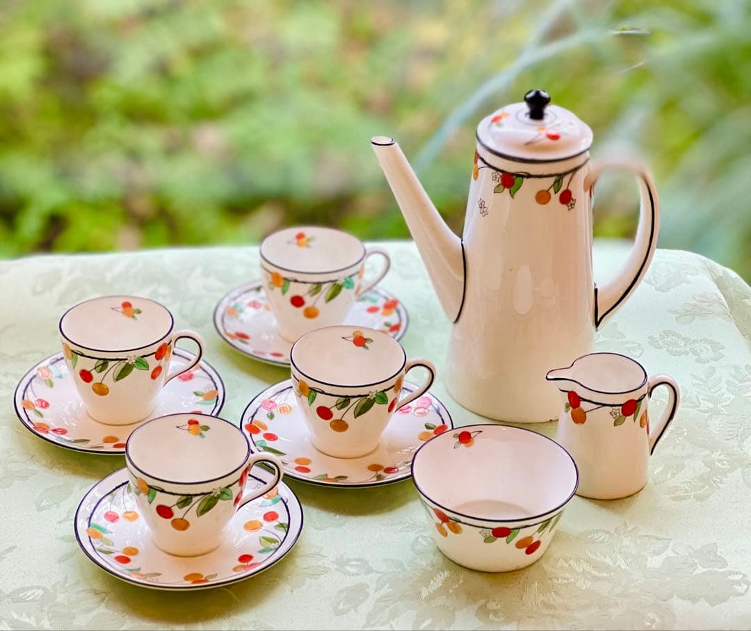 アンティーク　ロイヤルドルトン　コーヒーセット