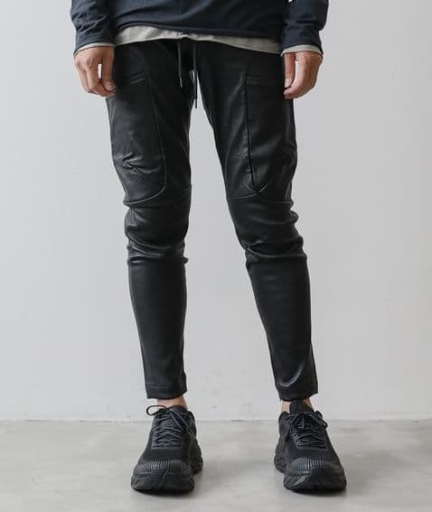 ATTACHMENT アタッチメント AP12-226 レザー パンツ 黒 3