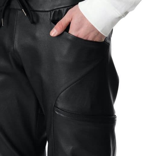 ATTACHMENT アタッチメント AP12-226 レザー パンツ 黒 3