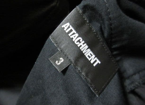 ATTACHMENT アタッチメント AP12-226 レザー パンツ 黒 3