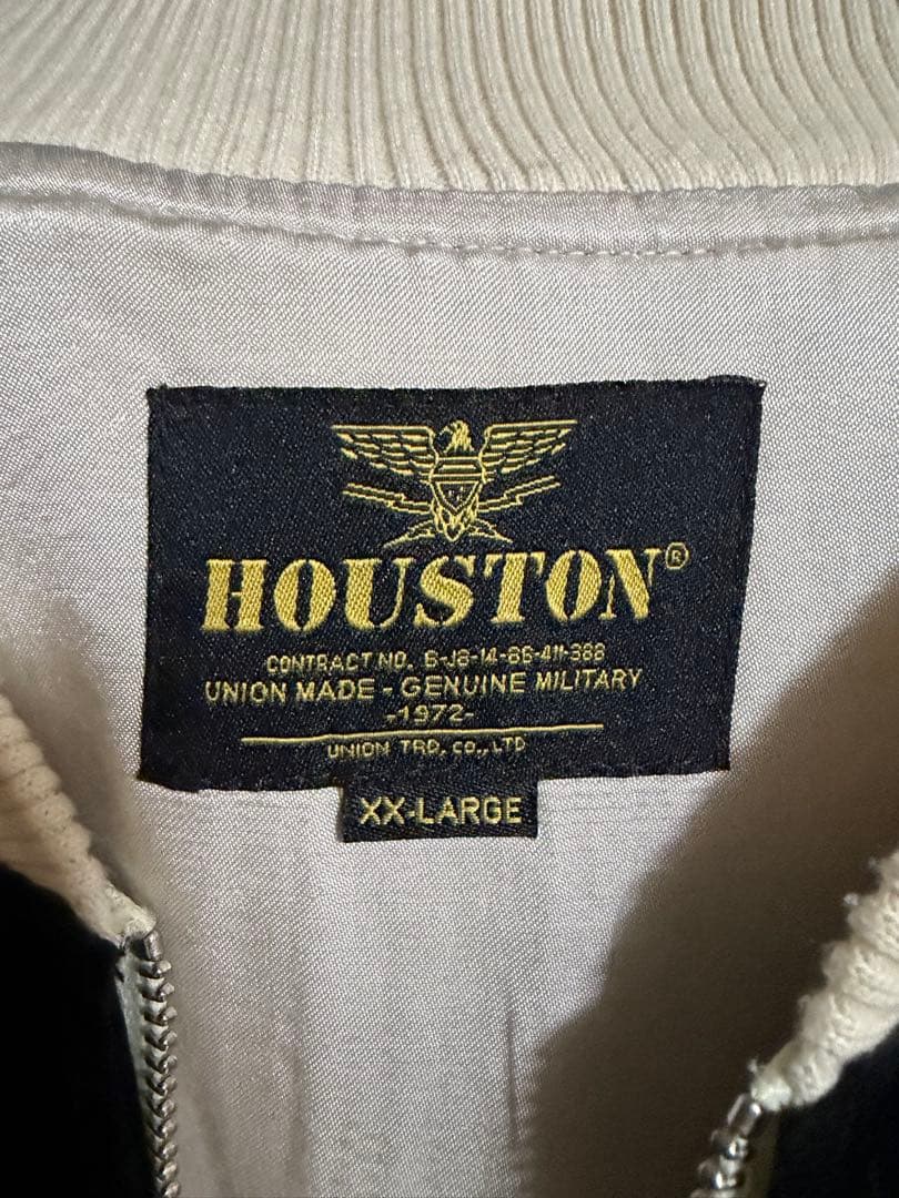 HOUSTON ALASKA スカジャン 別珍