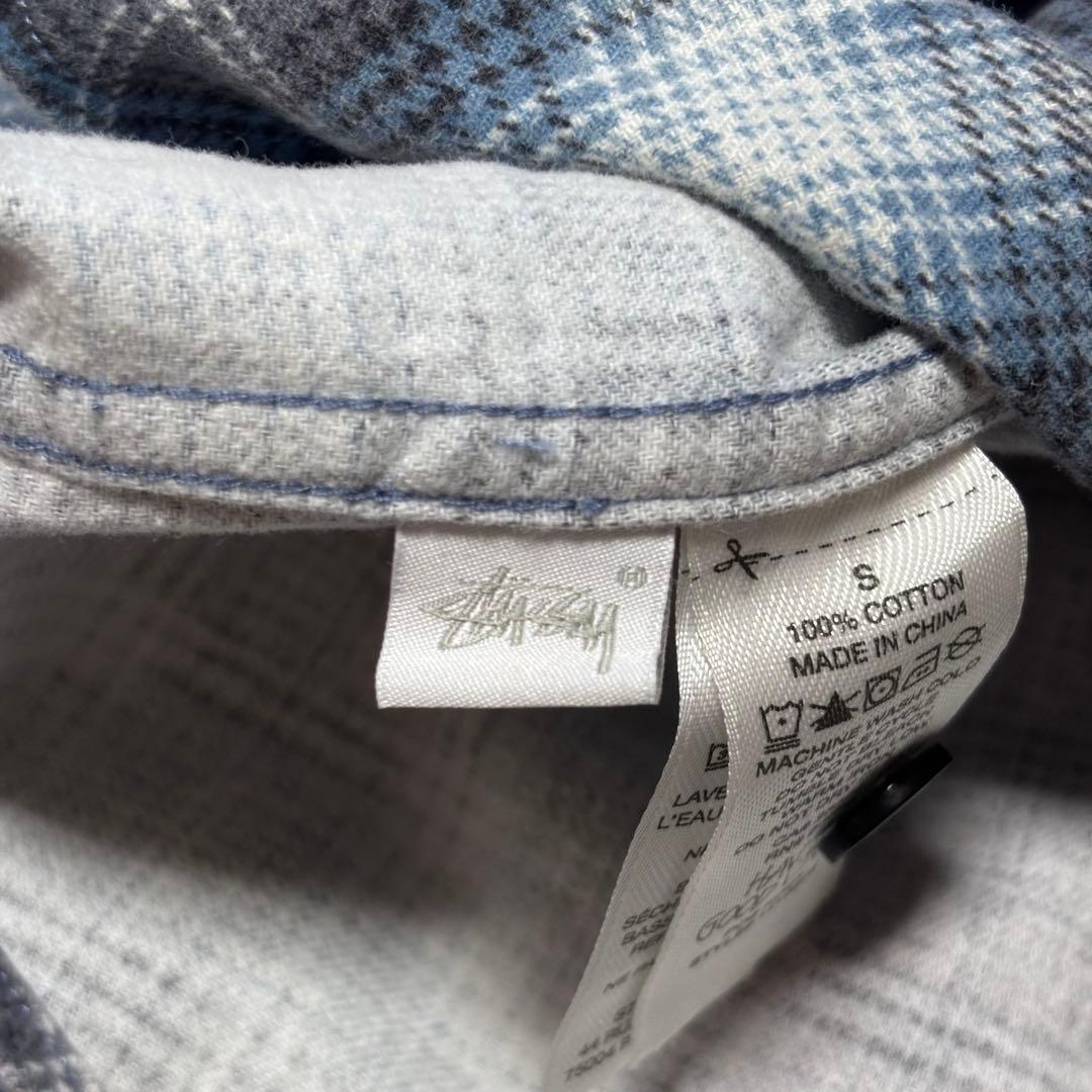 【完売品】stussy DAX PRINTED SHIRT オンブレプリントネル