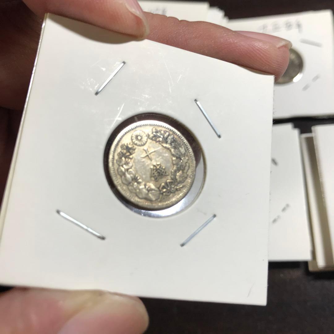 12025 ほぼ未使用大正明治十銭銀貨46枚