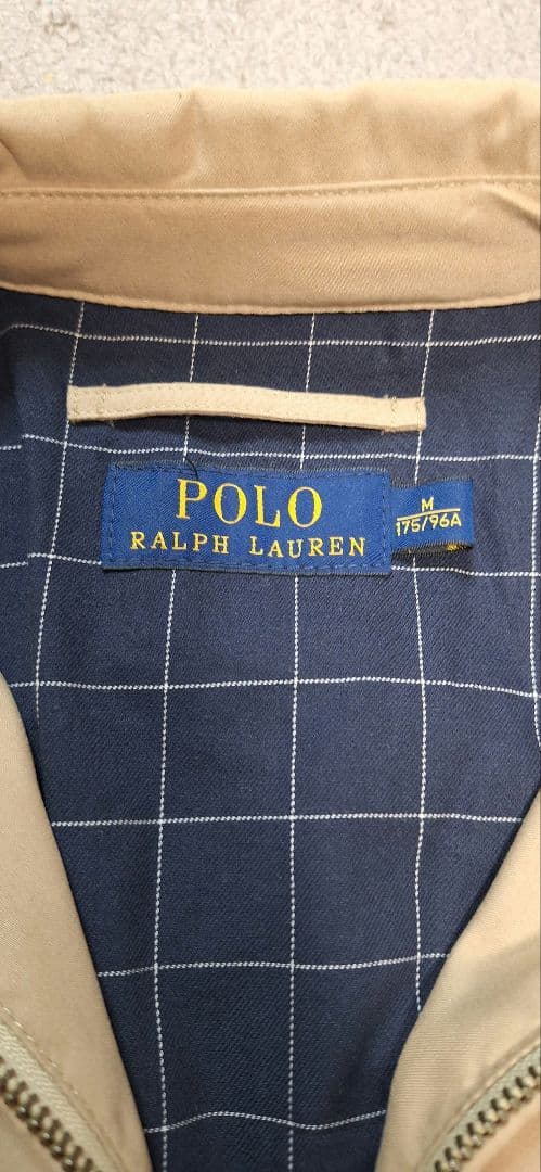 【美品】POLO RALPH LAUREN ベージュ スイングトップ　M