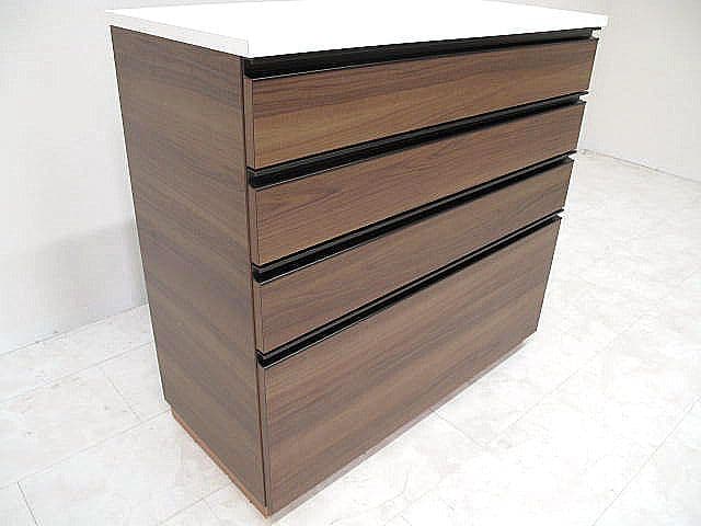 展示品　全段オートクロージングサイドチェスト 　フルスライドレール モダン