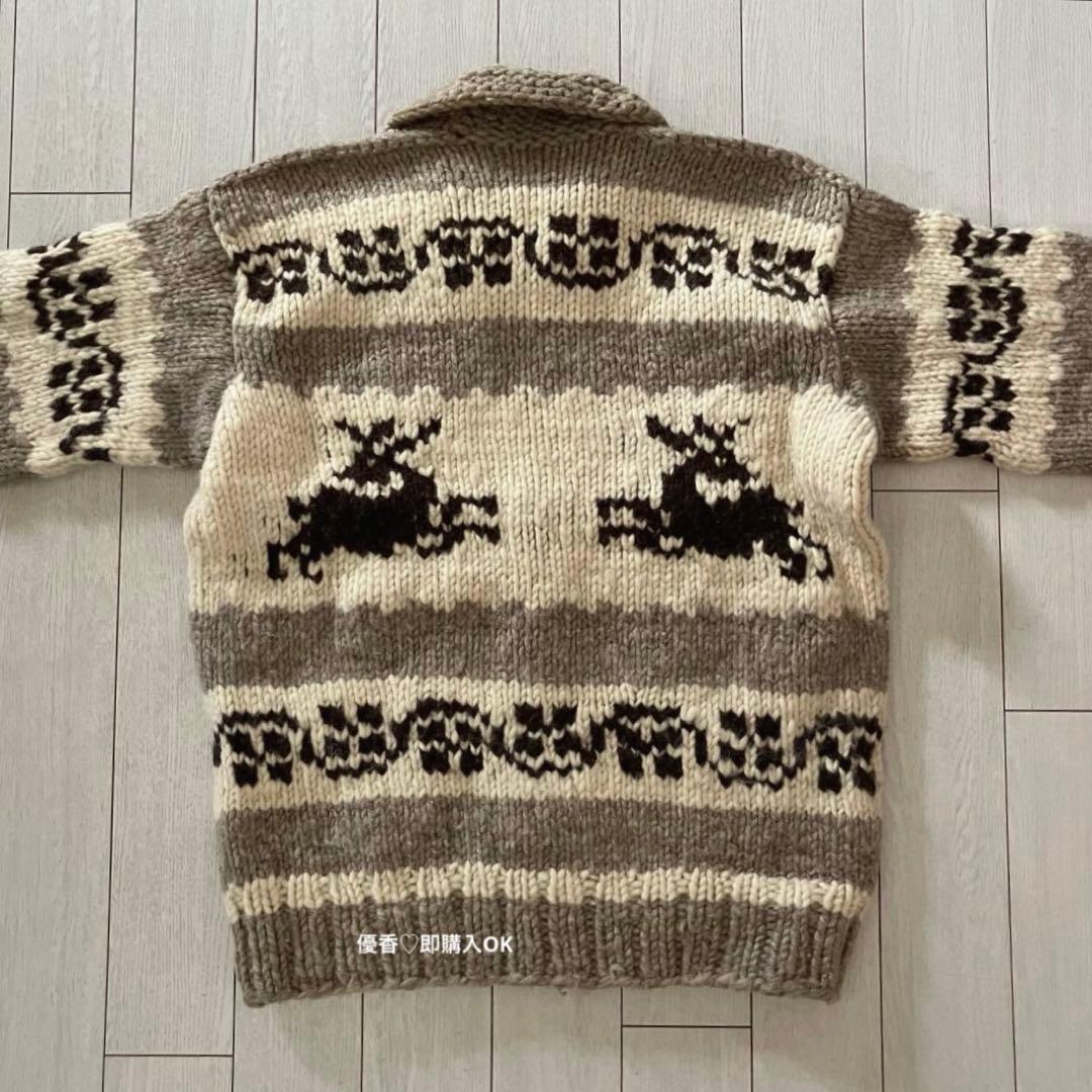 70s 80s Modeste Indian Genuine カウチンセーター