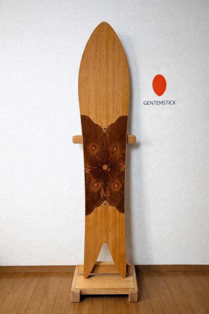 ゲンテンスティック ビックフィッシュ 限定ウッド仕様 スノーボード
