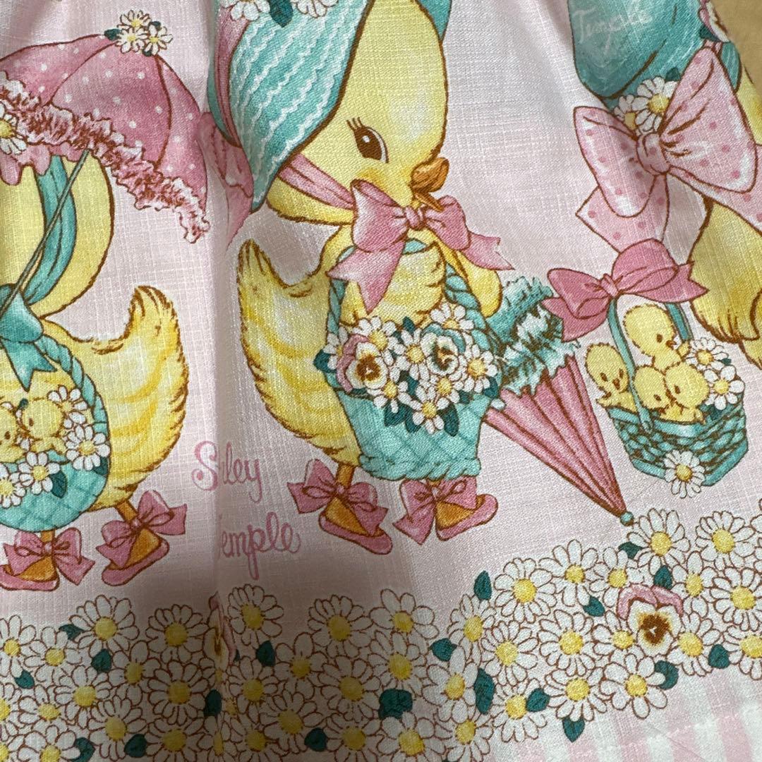 120シャーリーテンプル　半袖チュニックピンク