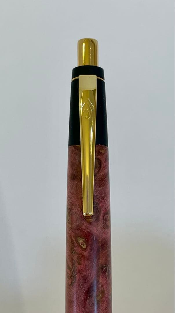 野原工芸 スタビライズドウッド メープル瘤 2色染 シャーペン