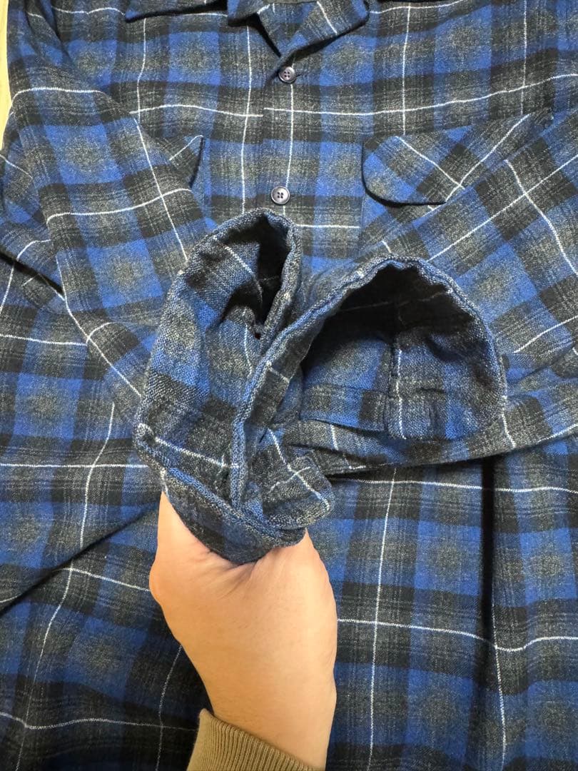 pendleton 50s オンブレチェック　ボードシャツ