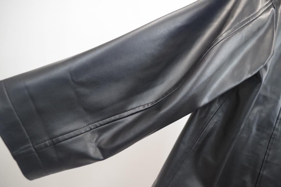 POCO☆❗️AP STUDIO レザー風ジャケット 黒❁0114