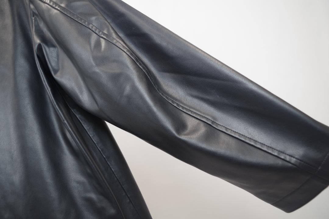 POCO☆❗️AP STUDIO レザー風ジャケット 黒❁0114