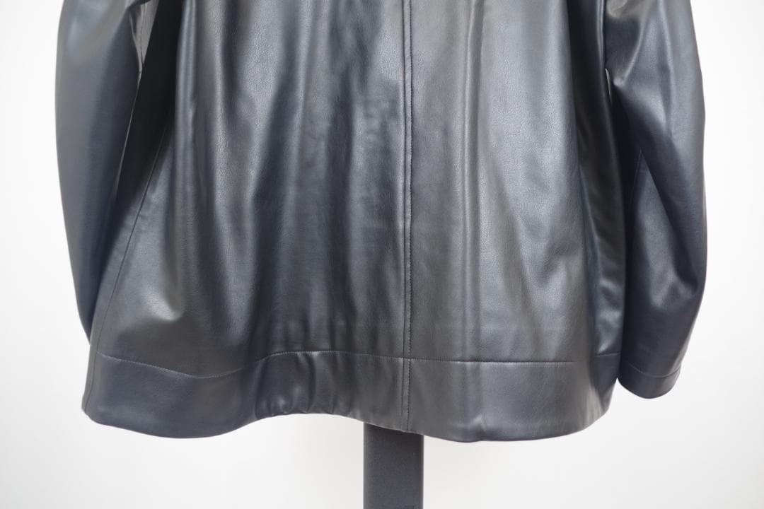 POCO☆❗️AP STUDIO レザー風ジャケット 黒❁0114