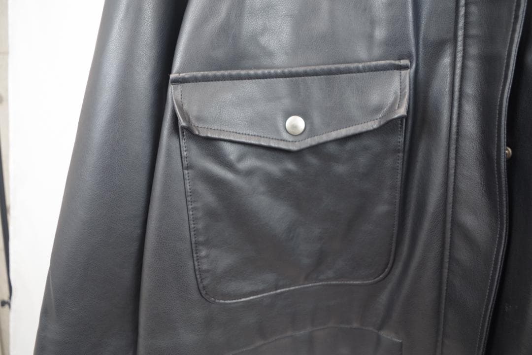 POCO☆❗️AP STUDIO レザー風ジャケット 黒❁0114