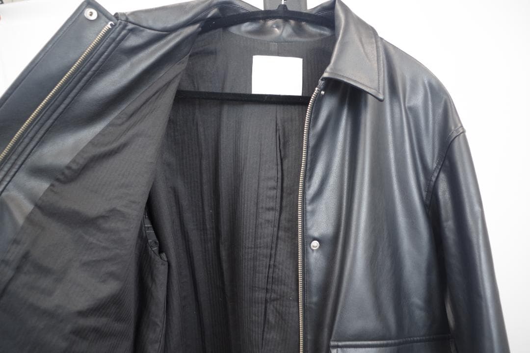 POCO☆❗️AP STUDIO レザー風ジャケット 黒❁0114
