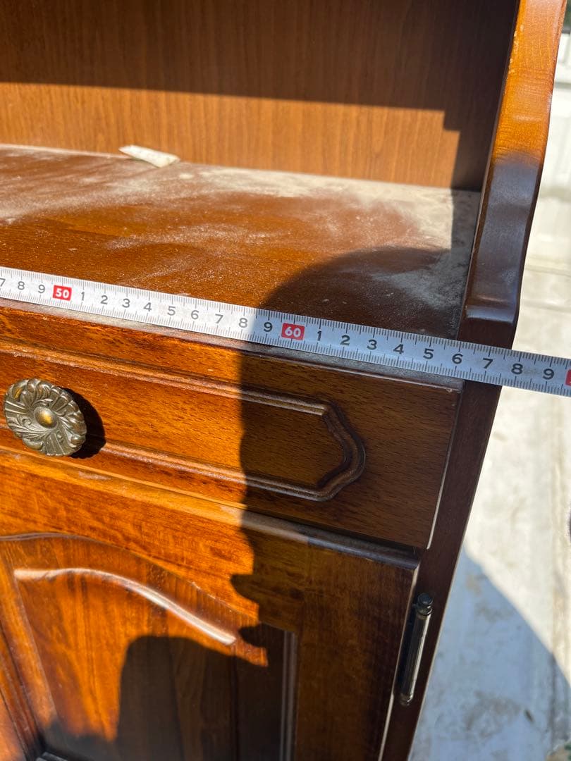 カリモク　karimoku コロニアル　木製電話台 ダークブラウン 幅約60cm