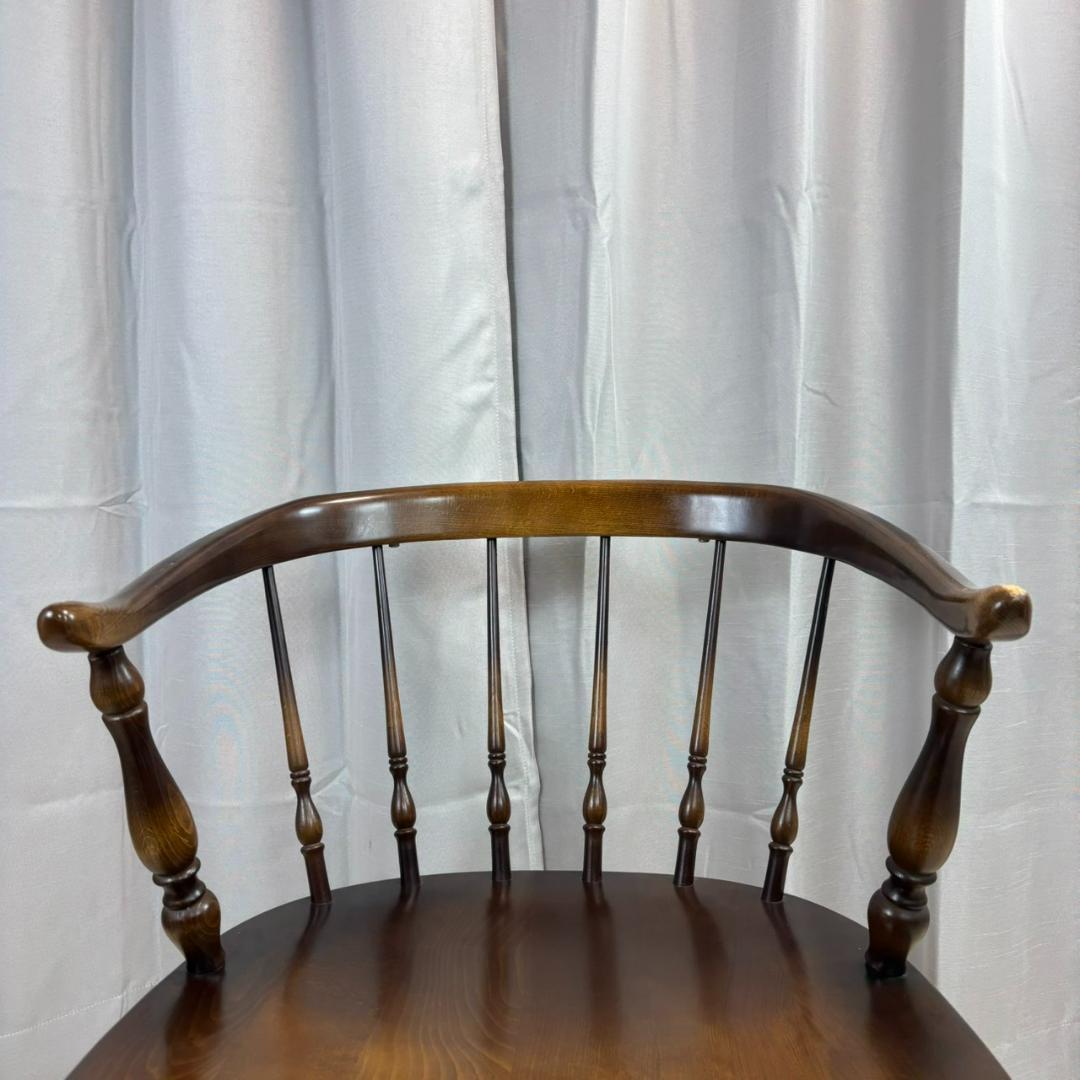 ヴィンテージ　飛騨産業　アームチェア　ダイニングチェア　キツツキ