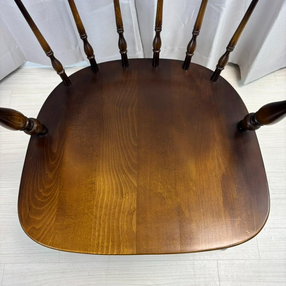 ヴィンテージ　飛騨産業　アームチェア　ダイニングチェア　キツツキ