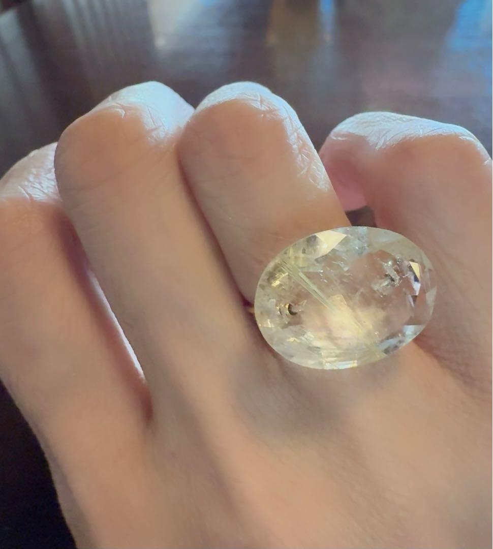 ルチルクォーツのキャンディリング♡7号