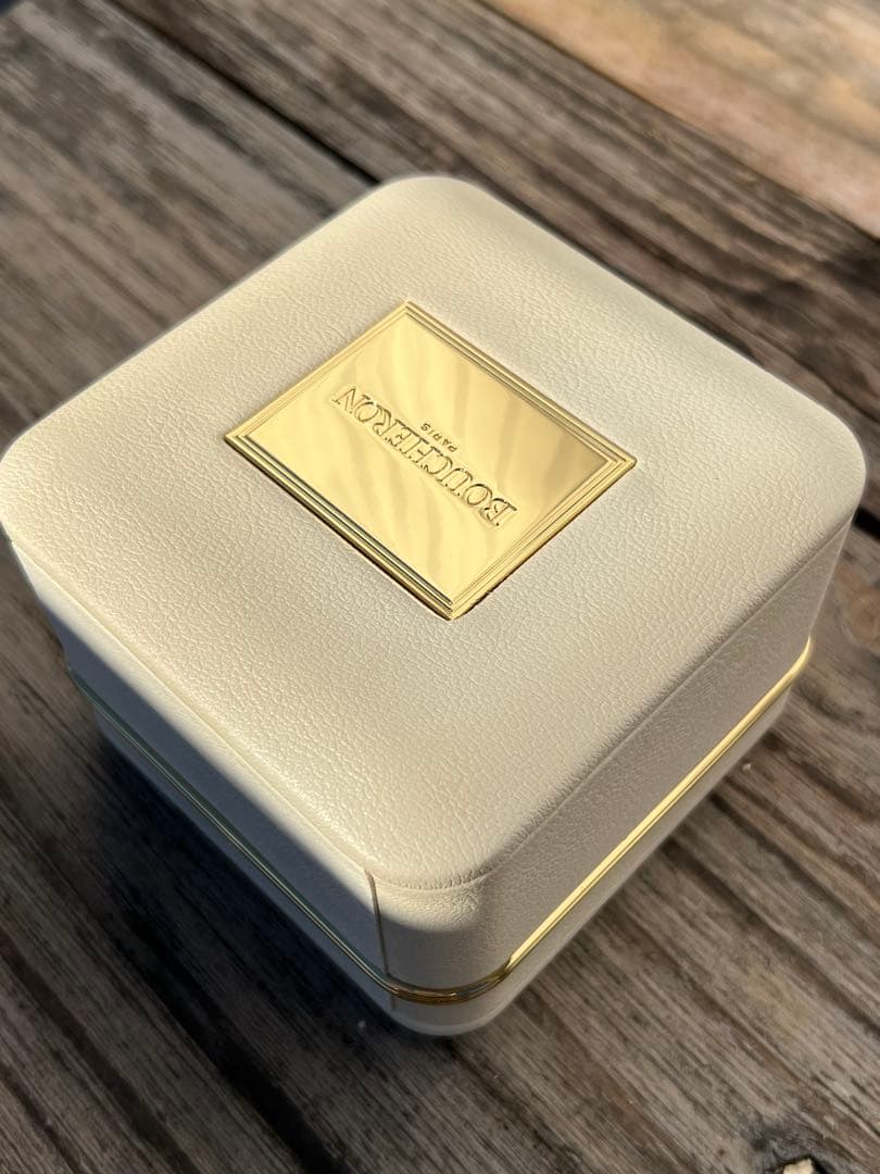 Boucheron★ブシュロンキャトルホワイトリングハーフメンズ19号K18PG