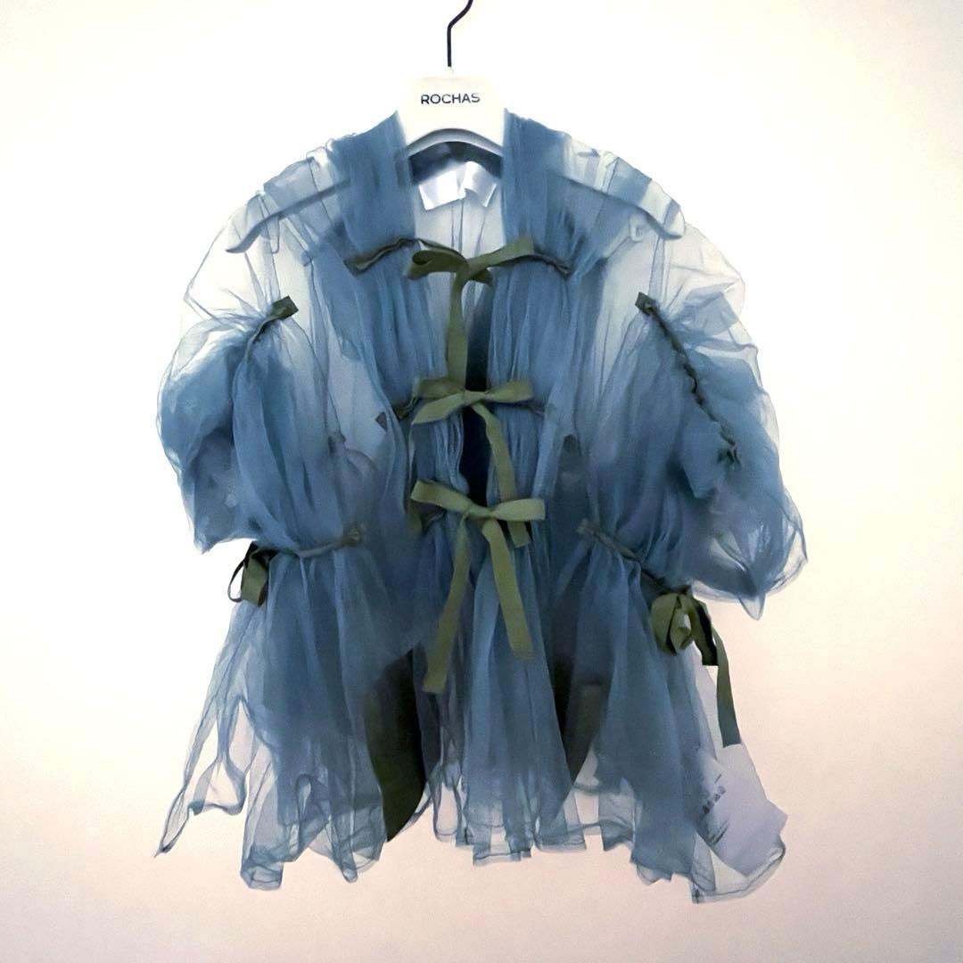 新品タオコムデギャルソン 2025SS チュールブラウス M