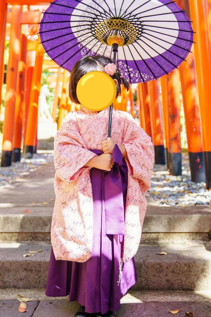 110サイズ 卒園式　袴セット ブーツ・肌襦袢付き