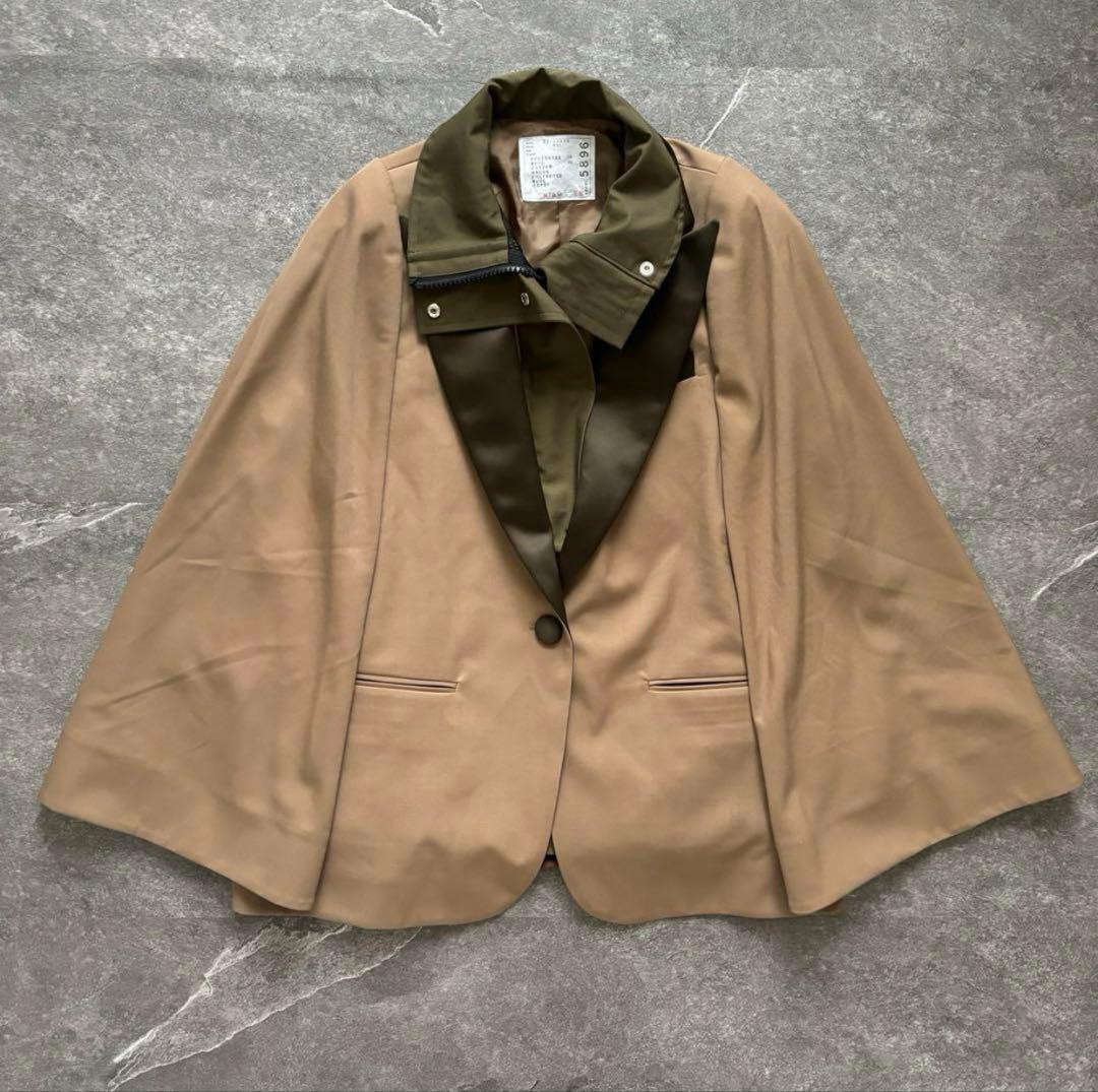 sacai サカイ 2022ss ドッキングテーラードジャケット☆ギャルソン