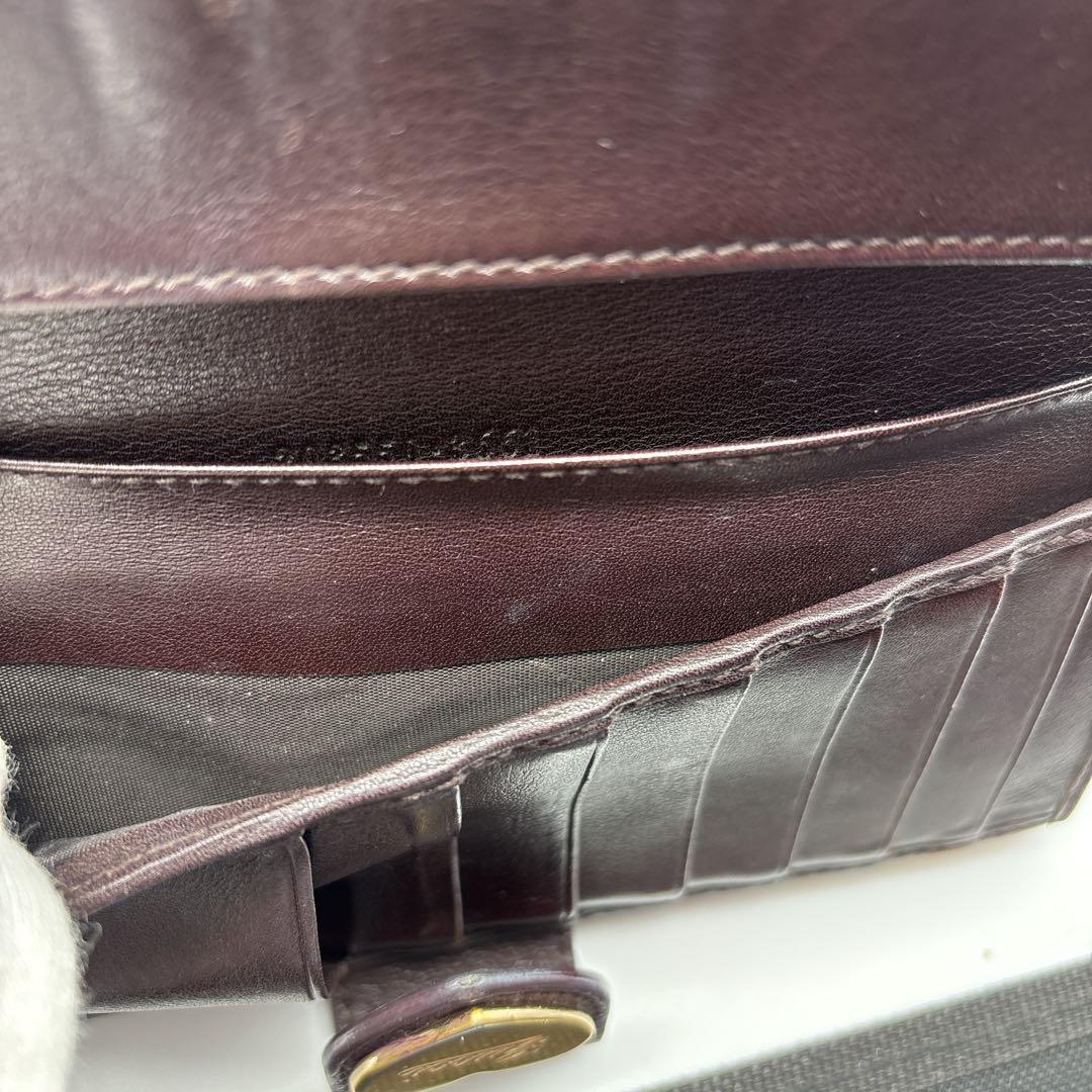 Gucci シマ　GGパターン　エンボス長財布