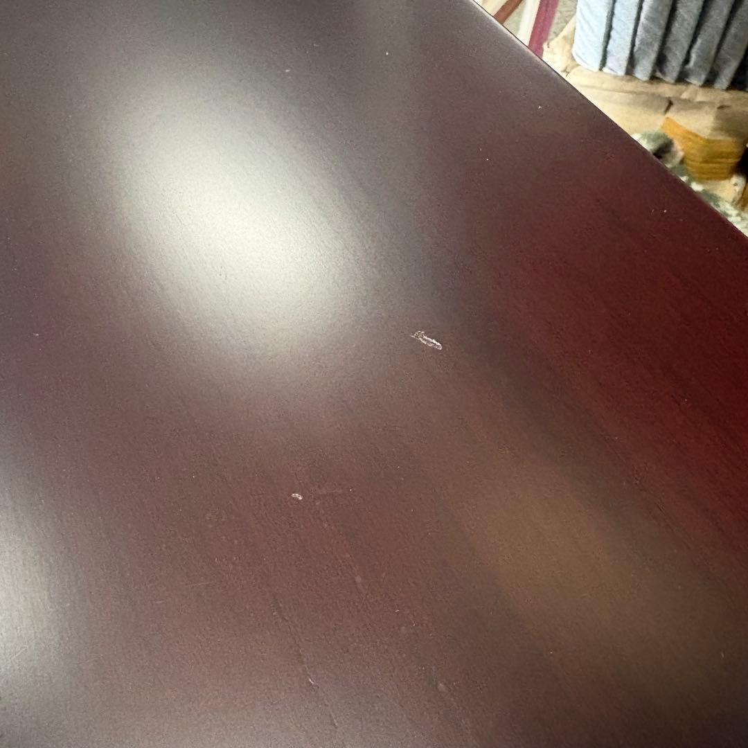 訳あり品！【139】民芸家具桐材天然無垢和引き戸付きチェスト横長テレビ台飾り棚